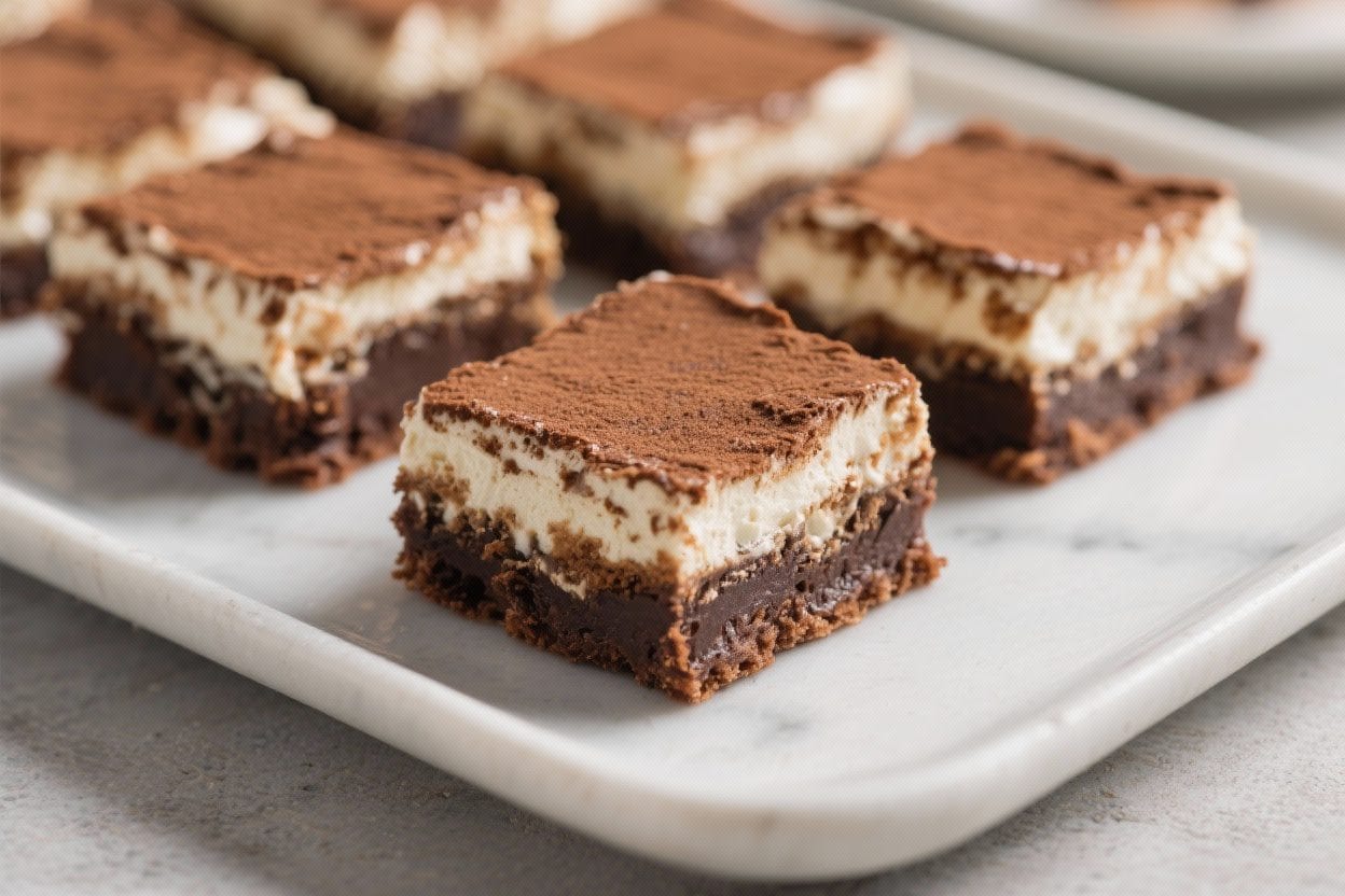 Easy Tiramisu Brownies – Rich, Coffee-Kissed Bars You Can Make Anytime