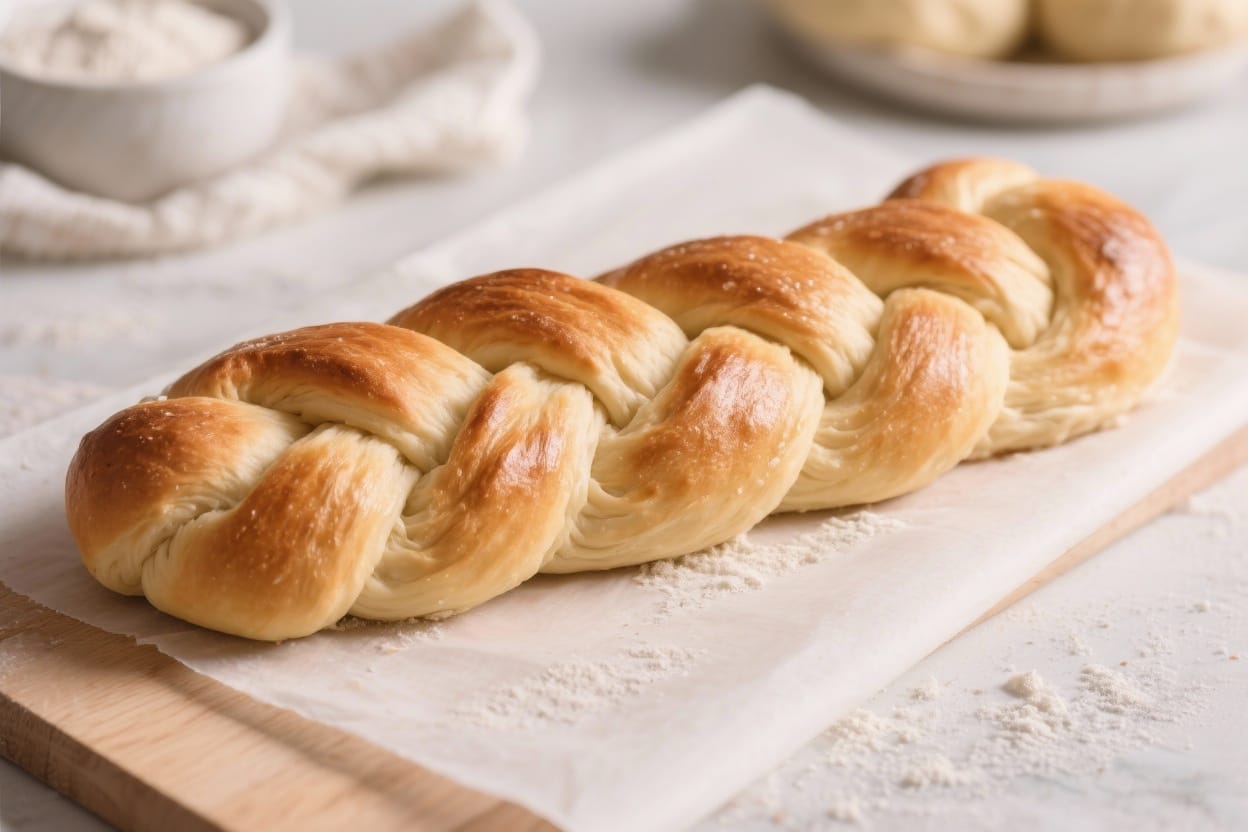 Braided bread recipe - You’ll get a light, slightly sweet dough that’s easy to handle and fun to shape
