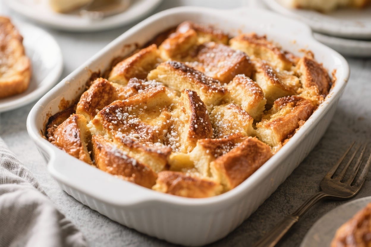 Brioche french toast bake - Brioche French Toast Bake - A Cozy, Make-Ahead Brunch Favorite This brioche french toast bake is the