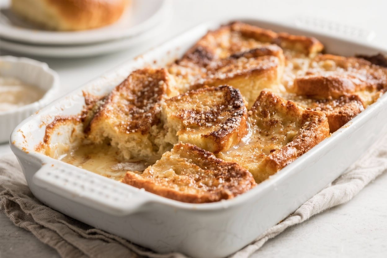 Brioche french toast bake - It’s simple, comforting, and easy to pull together, whether you’re feeding a crowd or planning a slo