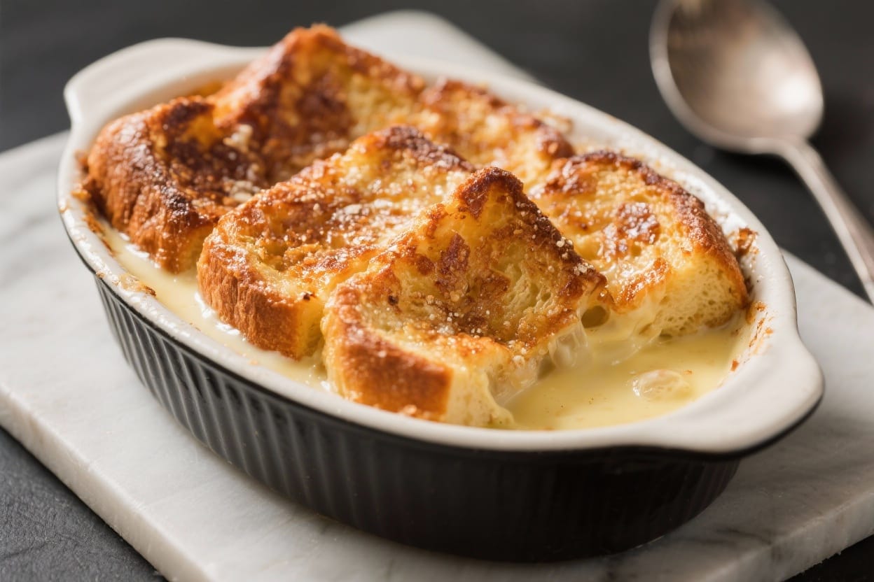 Brioche french toast bake - The magic is in the rich brioche and a custard that soaks into every golden edge
