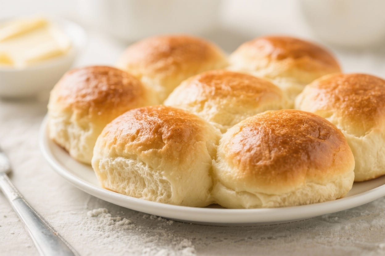 Buttery Dinner Rolls From Scratch – Soft, Fluffy, and Easy