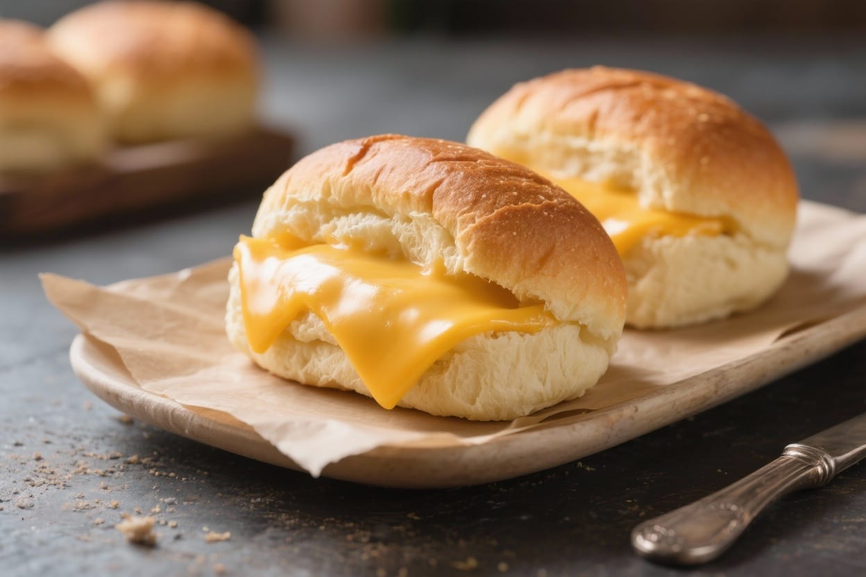 Cheese filled buns - Warm, fluffy bread wrapped around gooey, melty cheese is simple, nostalgic, and satisfying