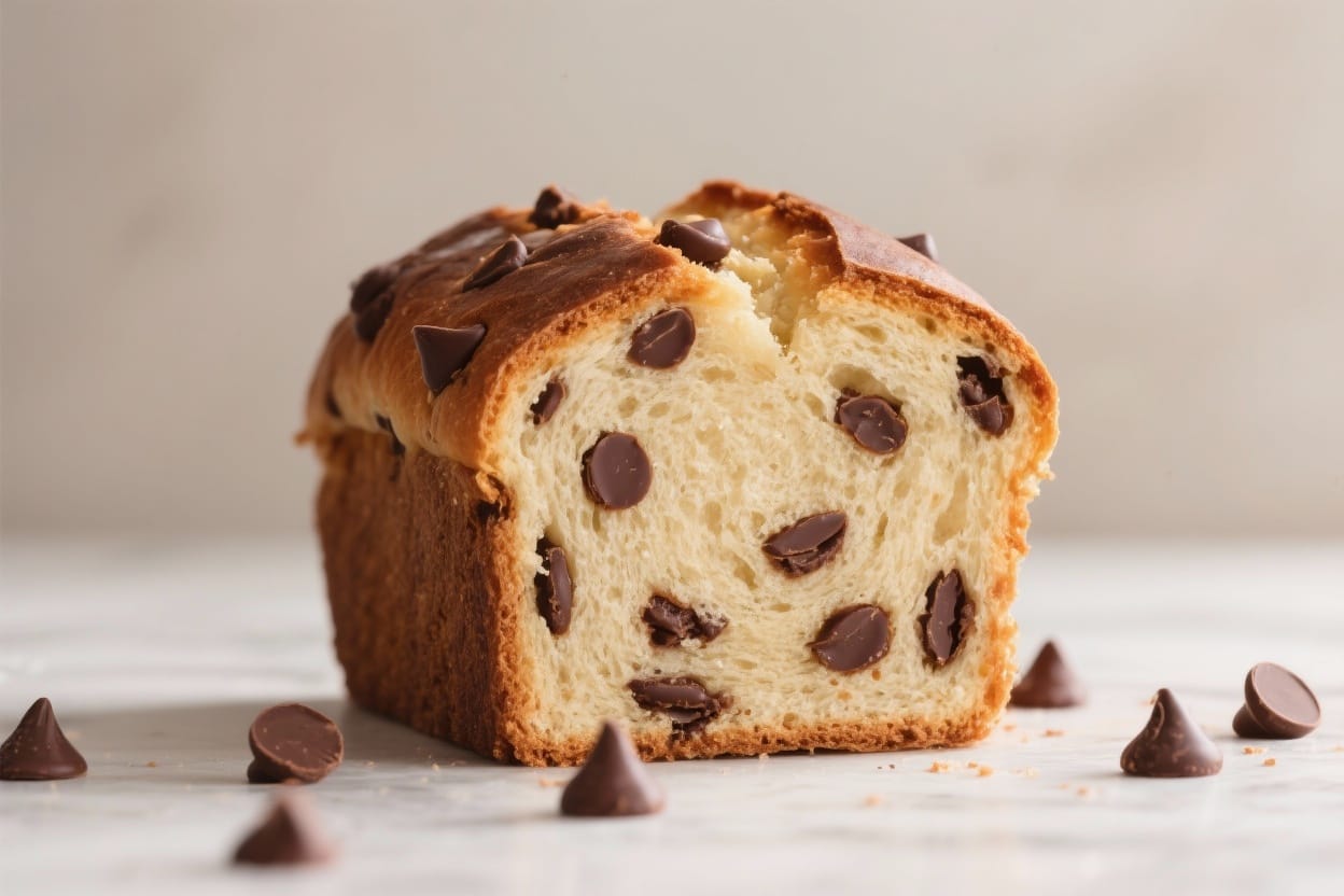 Chocolate chip sweet bread - It’s soft, lightly sweet, and dotted with melty chocolate chips that make it feel special without an