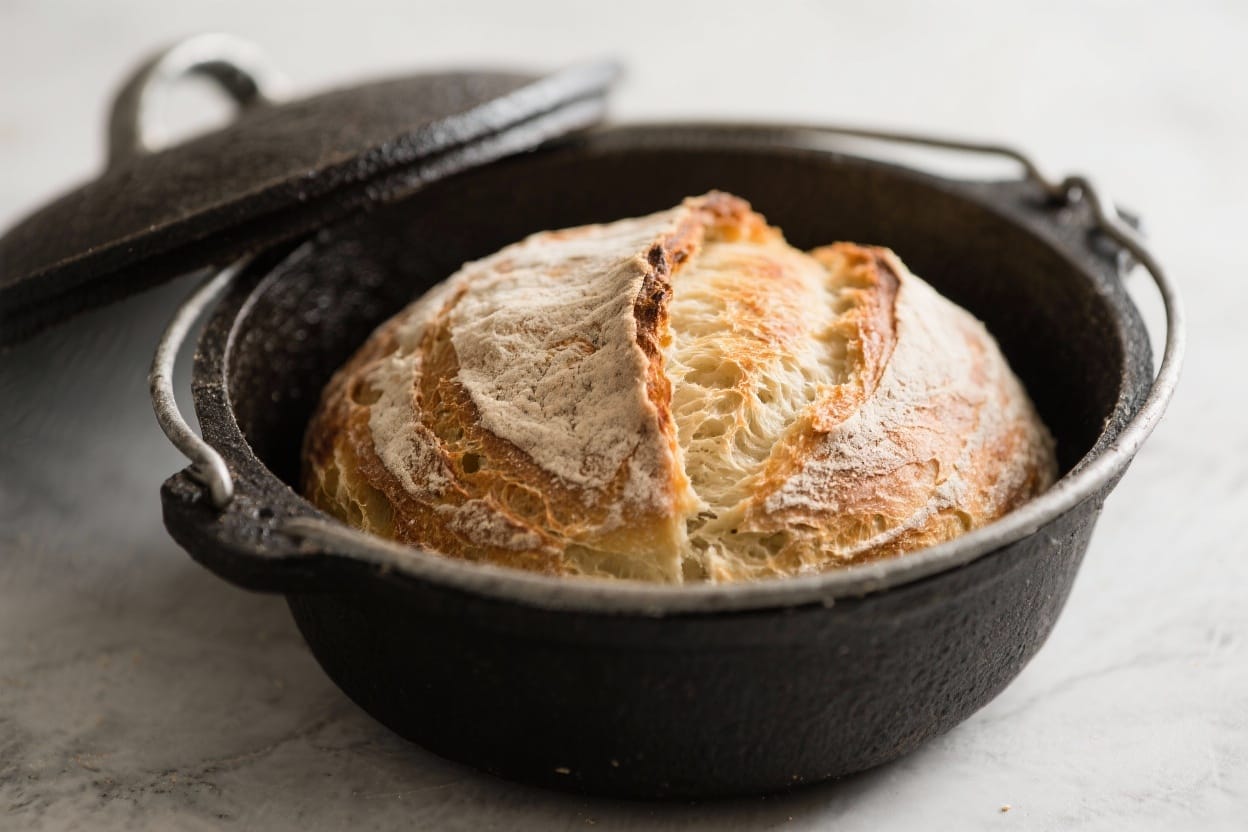 Dutch oven bread recipe - Dutch oven bread is simple, forgiving, and delivers a crisp crust with a soft, airy interior