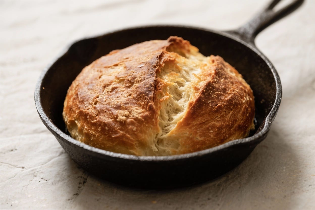 Easy skillet bread recipe - Easy Skillet Bread Recipe - Warm, Crusty, and Ready in No Time This easy skillet bread recipe delive