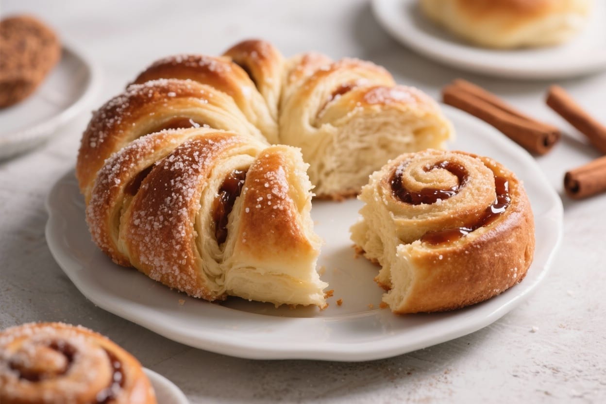 Easy sweet dough desserts - Think soft cinnamon rolls, jam-filled buns, sugared twists, or warm pull-apart bread you can tear an
