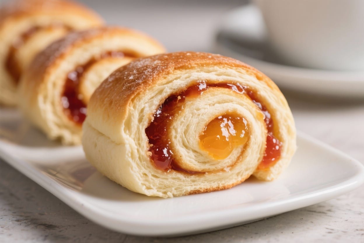 Jam filled sweet rolls - Jam Filled Sweet Rolls - Soft, Fruity, and Comforting Soft, fluffy, and swirled with bright fruit ja