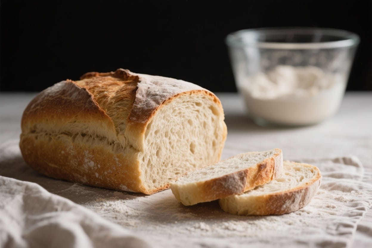 Lazy day homemade bread - You’ll mix, rest, shape, and bake—most of the time is hands-off