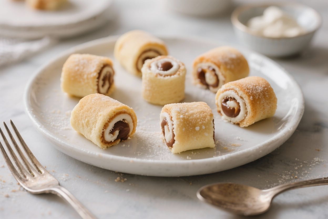 Mini dessert rolls recipe - They’re perfect for parties, snacks, or a light dessert after dinner