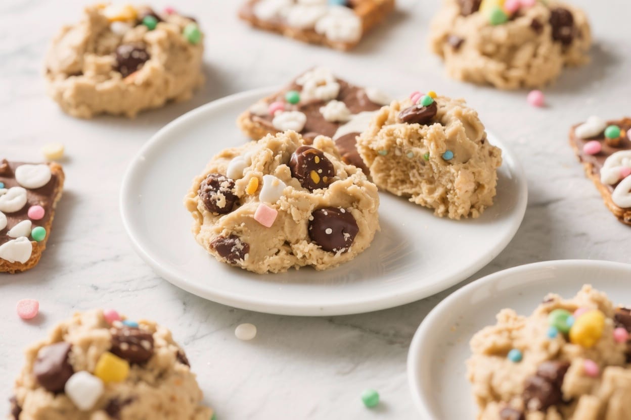 No bake dough treats party - These no bake dough treats deliver all the fun of cookie dough without the fuss