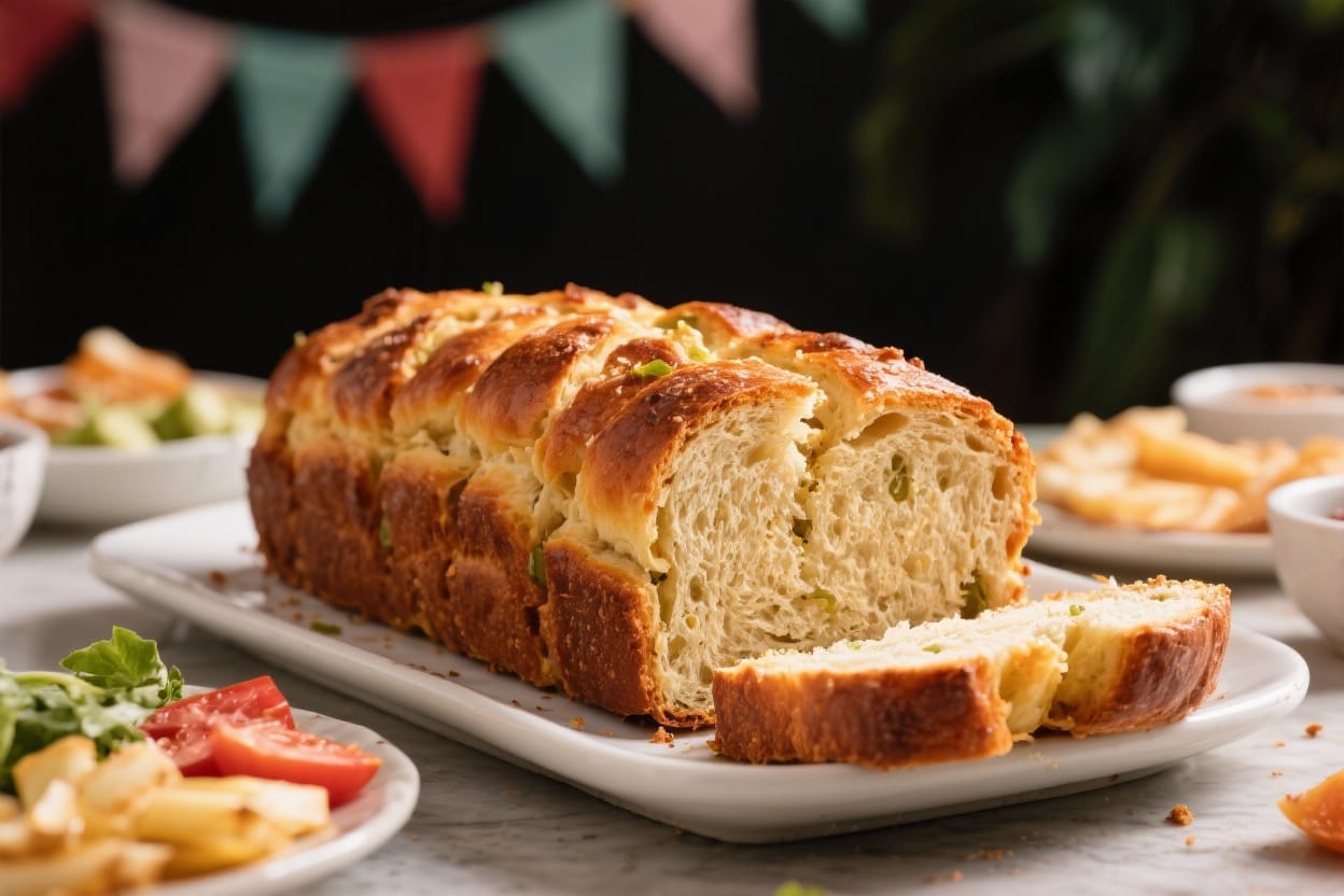 Party bread recipe - Party Bread Recipe - A Crowd-Pleasing Pull-Apart Loaf This party bread recipe is the kind of appetiz