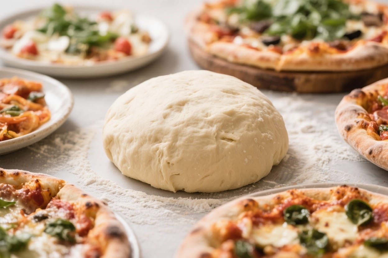 Pizza dough multiple meals - This simple recipe gives you a soft, chewy dough that’s easy to work with and perfect for more than