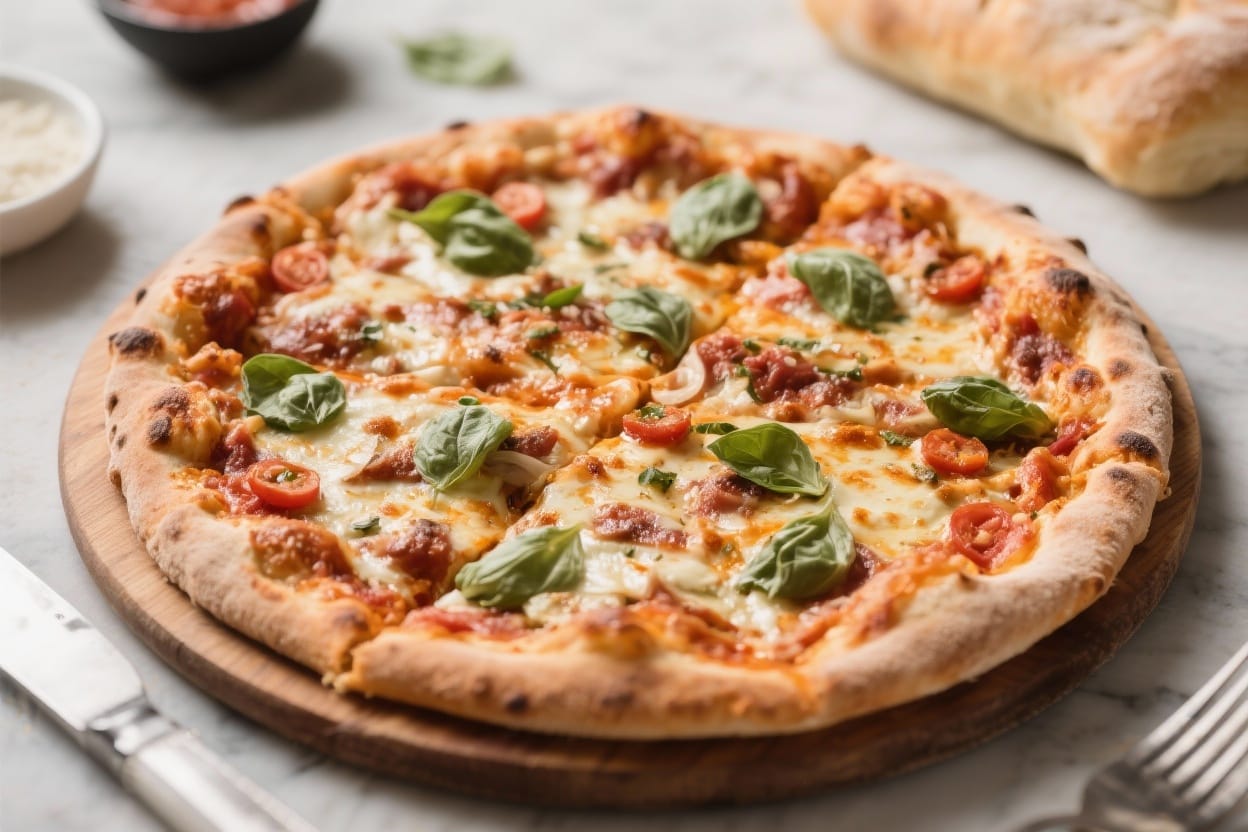 Quick pizza without yeast - It’s perfect for busy nights, last‑minute cravings, or when you simply don’t have yeast on hand