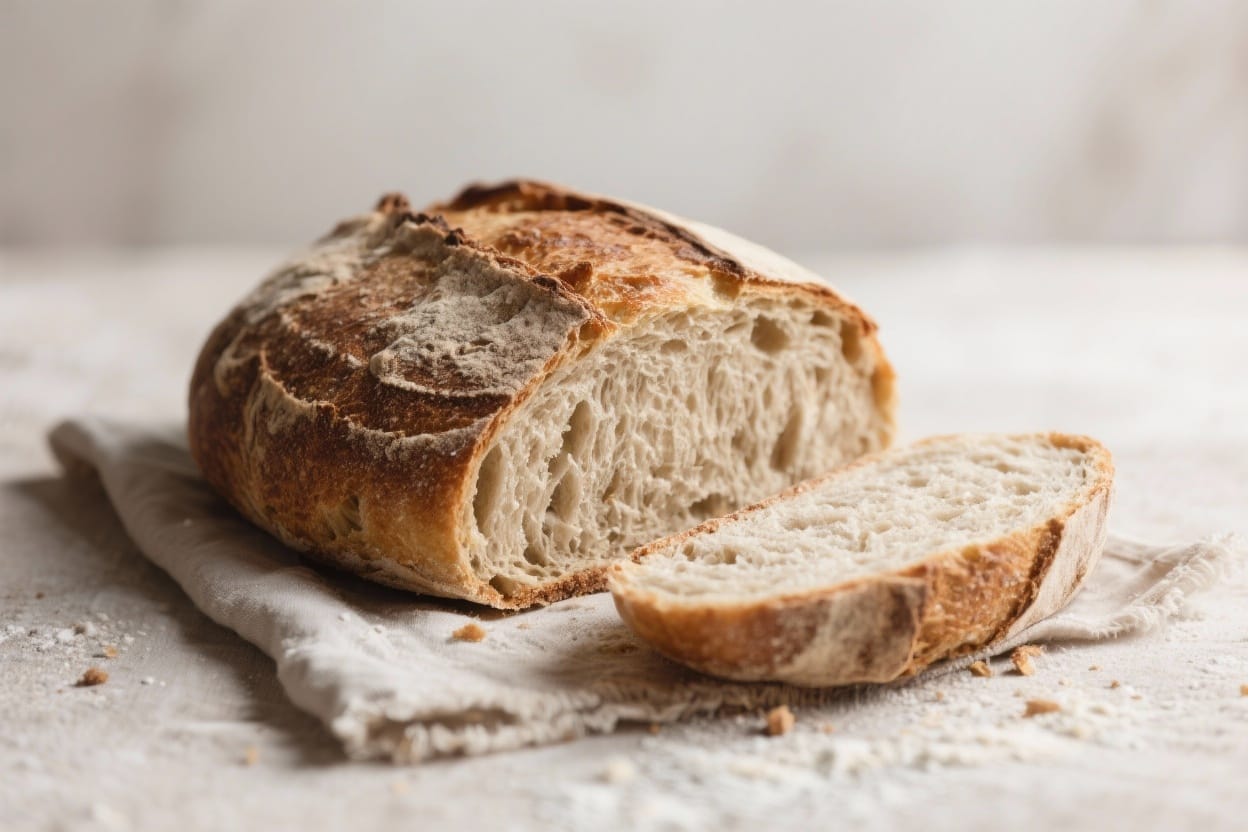Rustic farmhouse bread recipe - This rustic farmhouse bread is exactly what it sounds like: simple, honest, and full of character