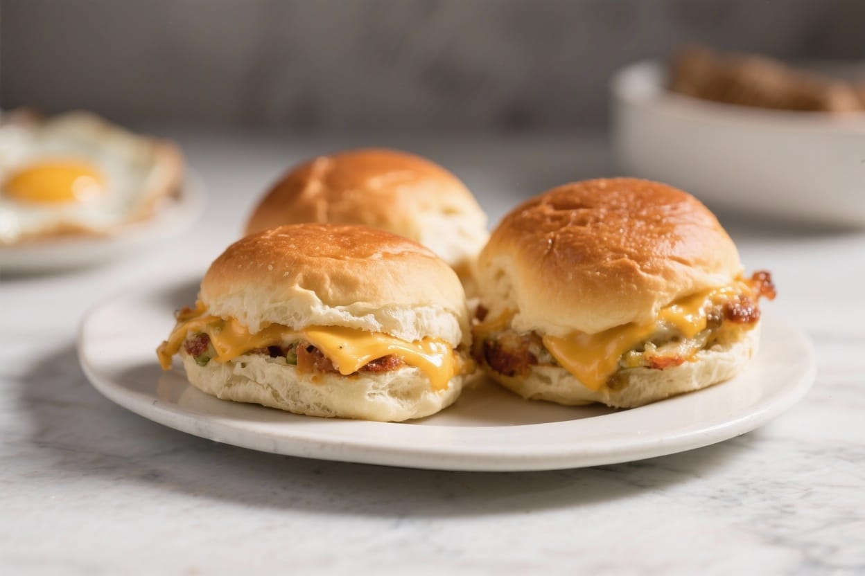 Savory breakfast buns - Savory Breakfast Buns - Soft, Cheesy, and Perfect for Mornings These savory breakfast buns are the k