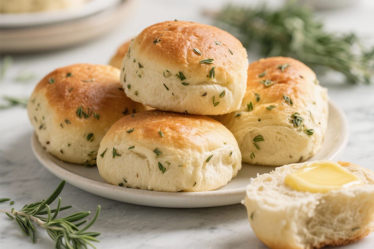 Savory herb rolls - Savory Herb Rolls – Soft, Fragrant Dinner Rolls You’ll Make Again Warm, buttery rolls with a fragran