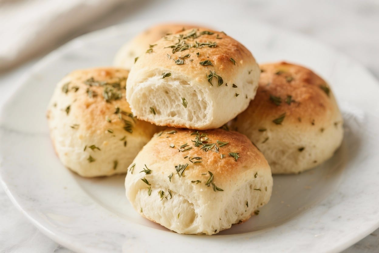 Savory herb rolls - These savory herb rolls are soft, fluffy, and full of flavor without being fussy