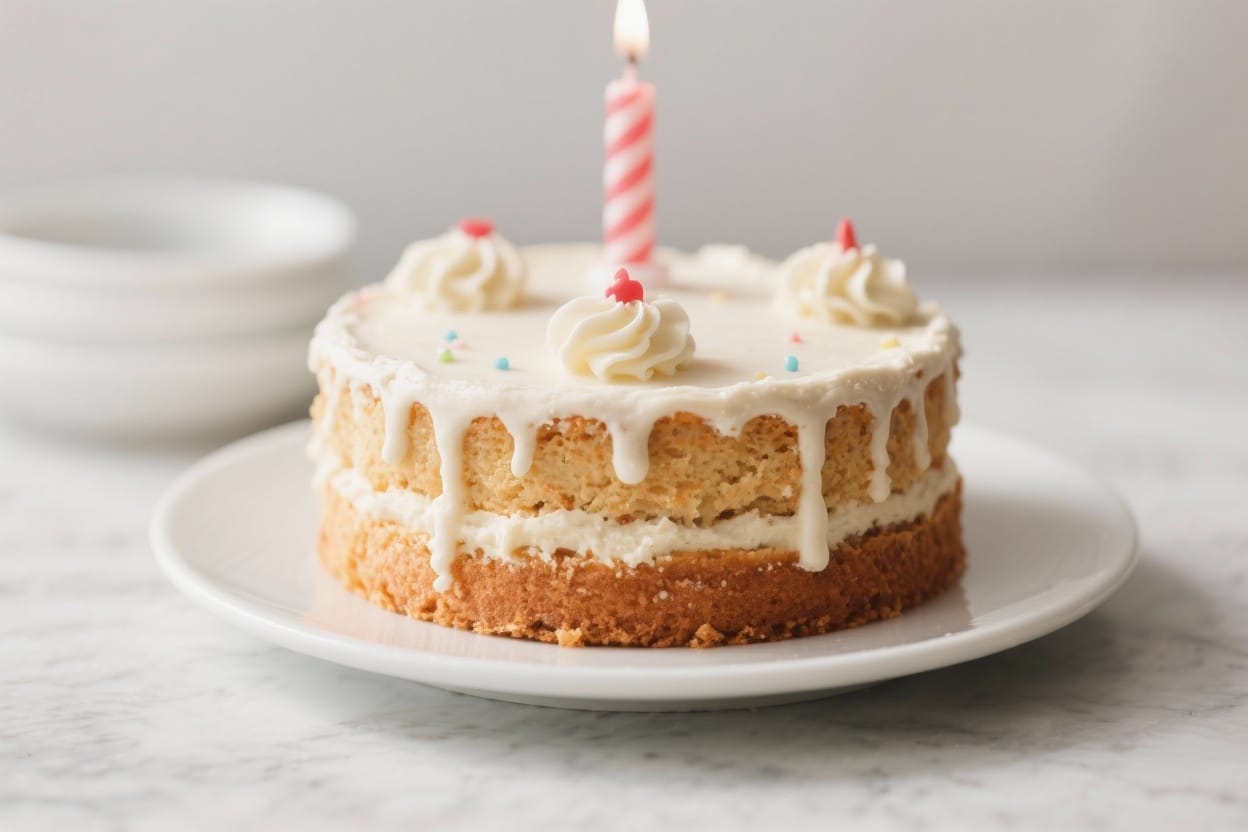 Simple Birthday Cake Recipe – A Satisfying, Classic Vanilla Cake