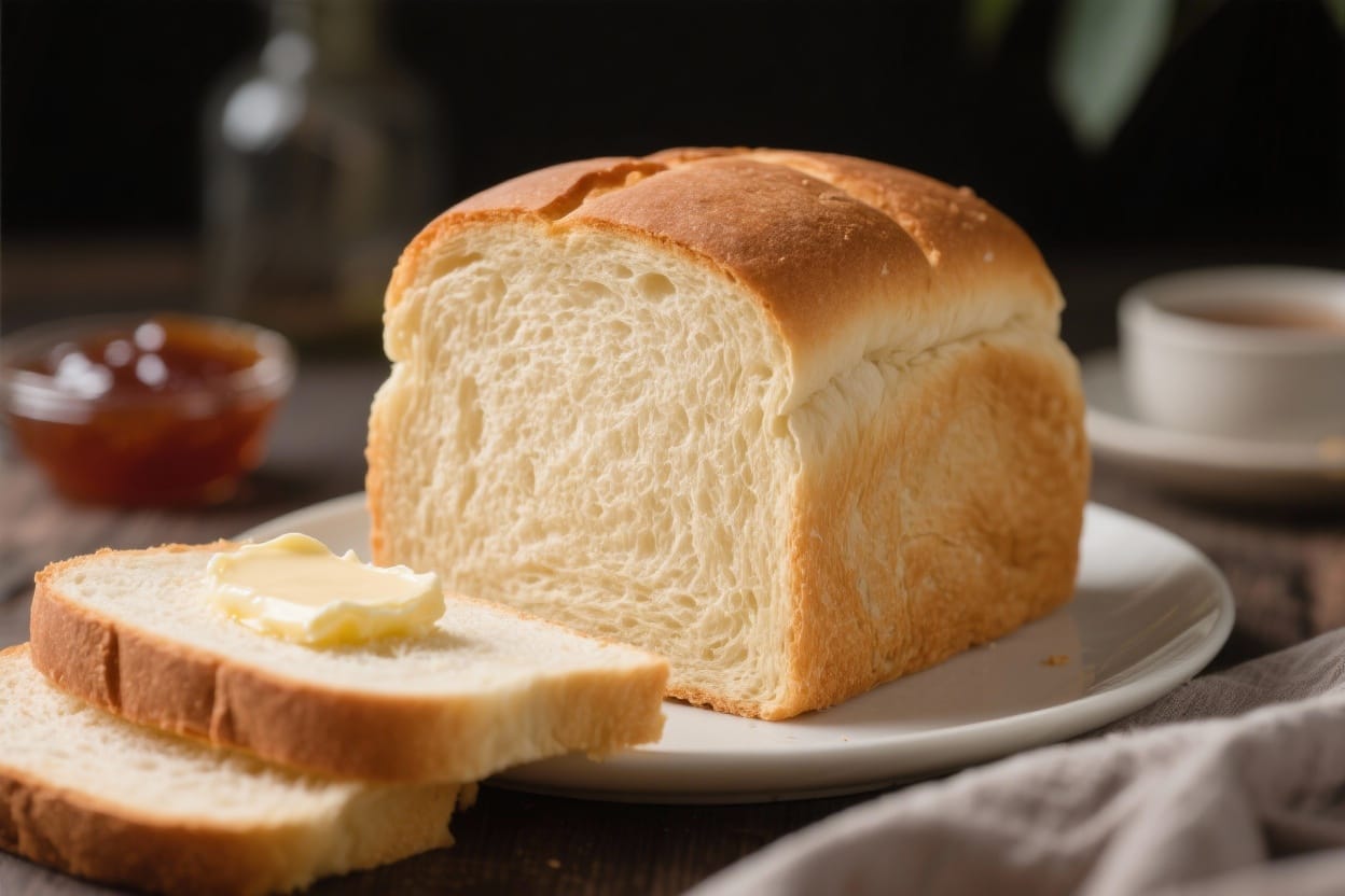 Simple breakfast bread - It’s soft, lightly sweet, and perfect with butter or jam