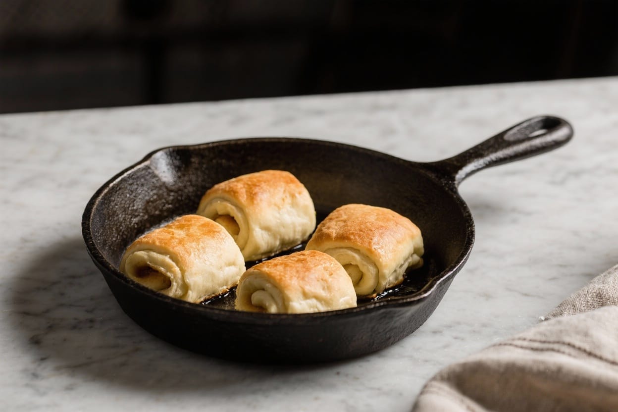 Simple skillet rolls - No special equipment, no fuss—just a sturdy skillet and a little patience