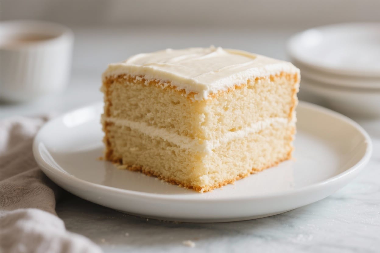 simple vanilla cake from scratch