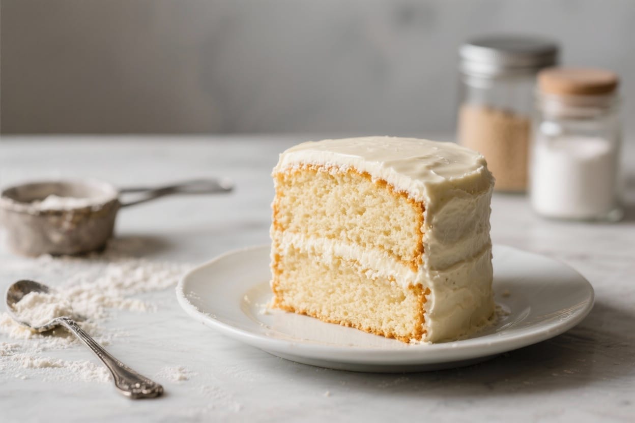 Simple vanilla cake from scratch - You don’t need fancy tools, just a few pantry staples and a good attitude