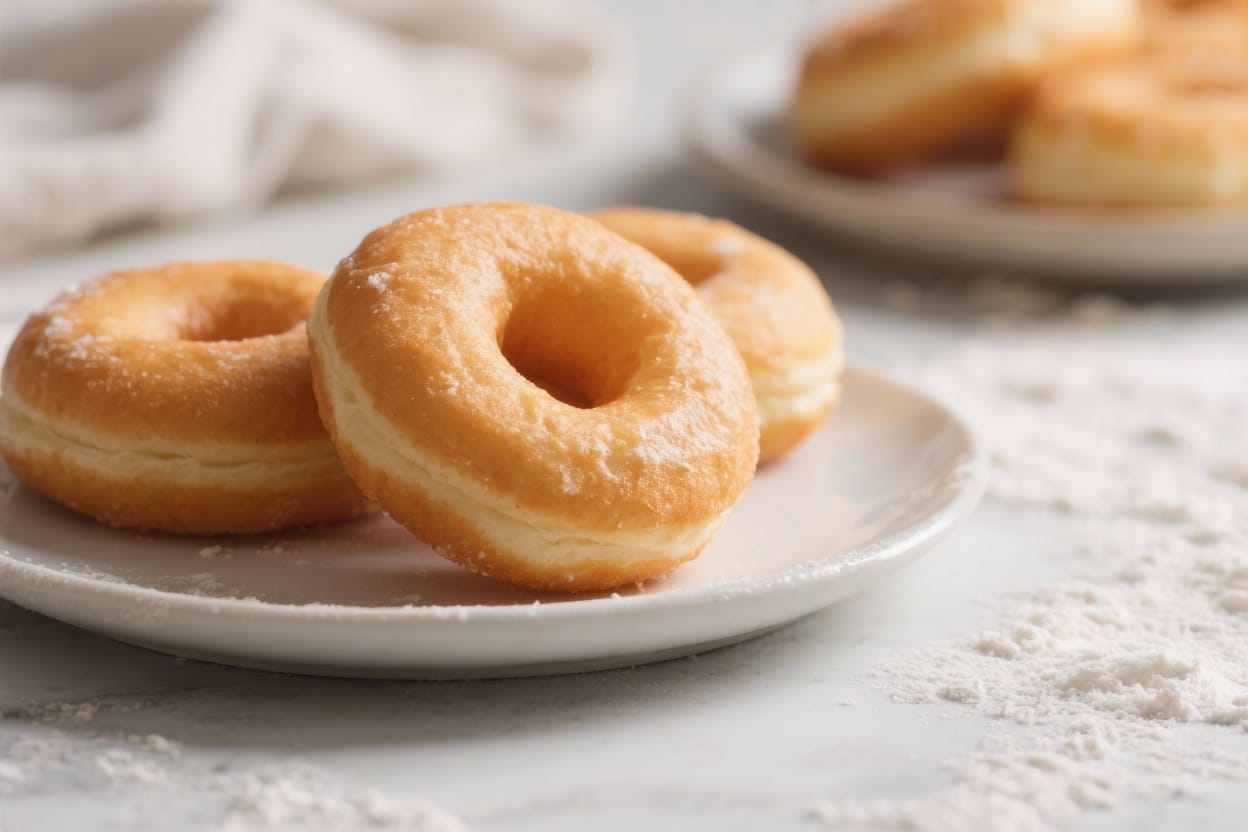 Soft donuts made from scratch - They’re tender, airy, and warm enough to make the whole house smell welcoming