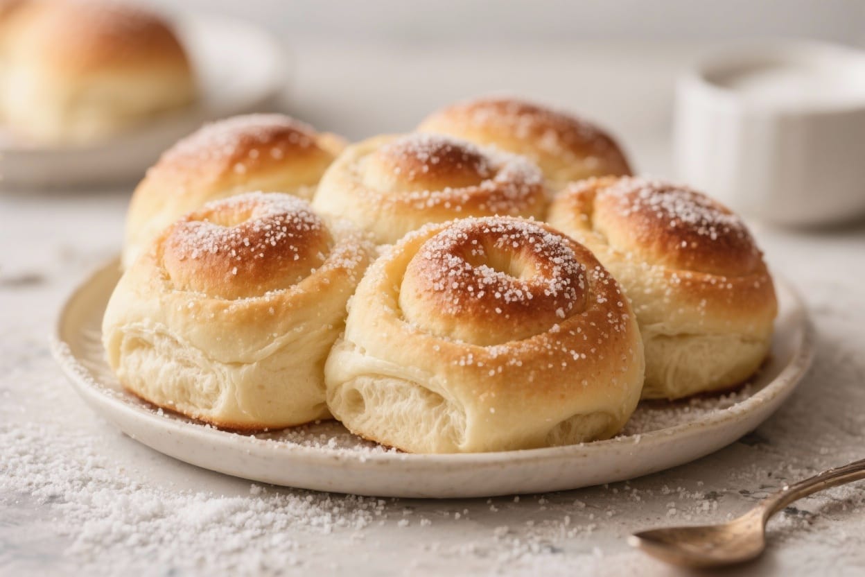 Soft Sugar Buns Recipe – Fluffy, Sweet, and Easy