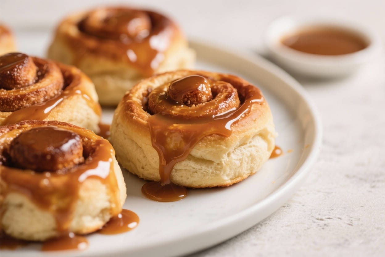 Sticky Buns With Caramel Glaze – Soft, Gooey, and Irresistible