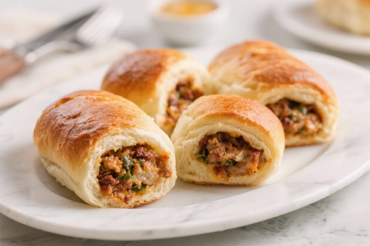 Stuffed bread rolls - Stuffed Bread Rolls - Warm, Savory, and Easy to Make These stuffed bread rolls are the kind of comfo
