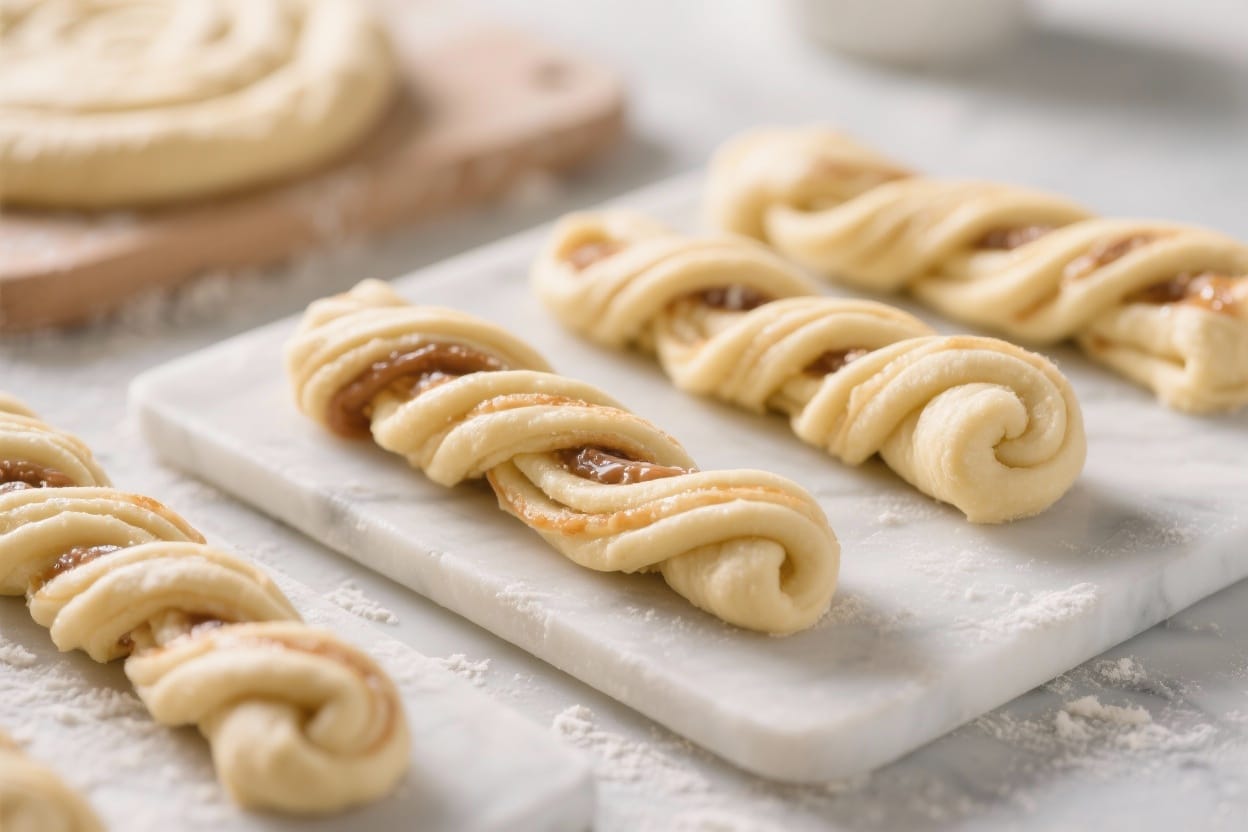 Sweet dough twists recipe - The dough is tender and buttery, with just enough sweetness to feel special without being heavy