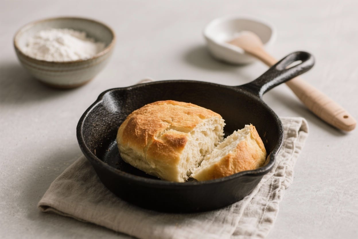Ten minute pan bread recipe - You don’t need yeast or special equipment—just a bowl, a pan, and basic pantry ingredients