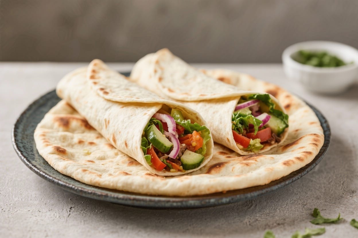 Flatbread Wraps For Lunch – Quick, Fresh, and Satisfying