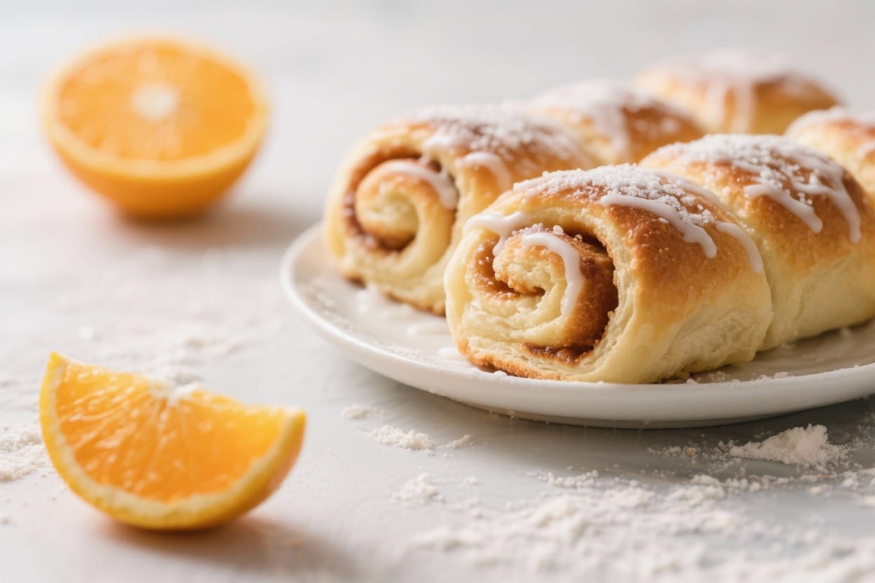 Orange Sweet Rolls From Scratch – Soft, Bright, and Comforting