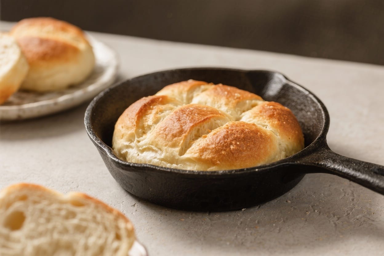 Ten-Minute Pan Bread Without Oven – Quick, Soft, and Satisfying