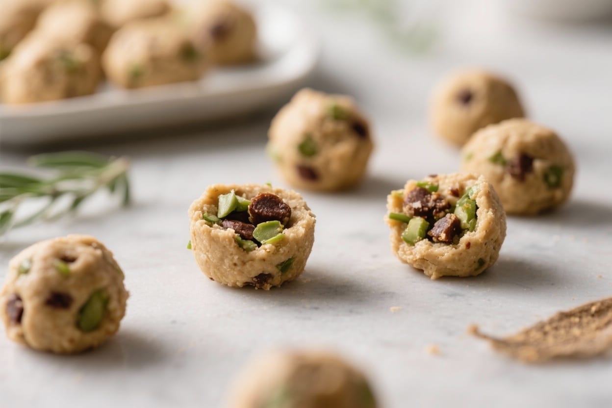 Vegan dough snack bites - Vegan Dough Snack Bites – Easy, No-Bake, and Satisfying These vegan dough snack bites taste like a c