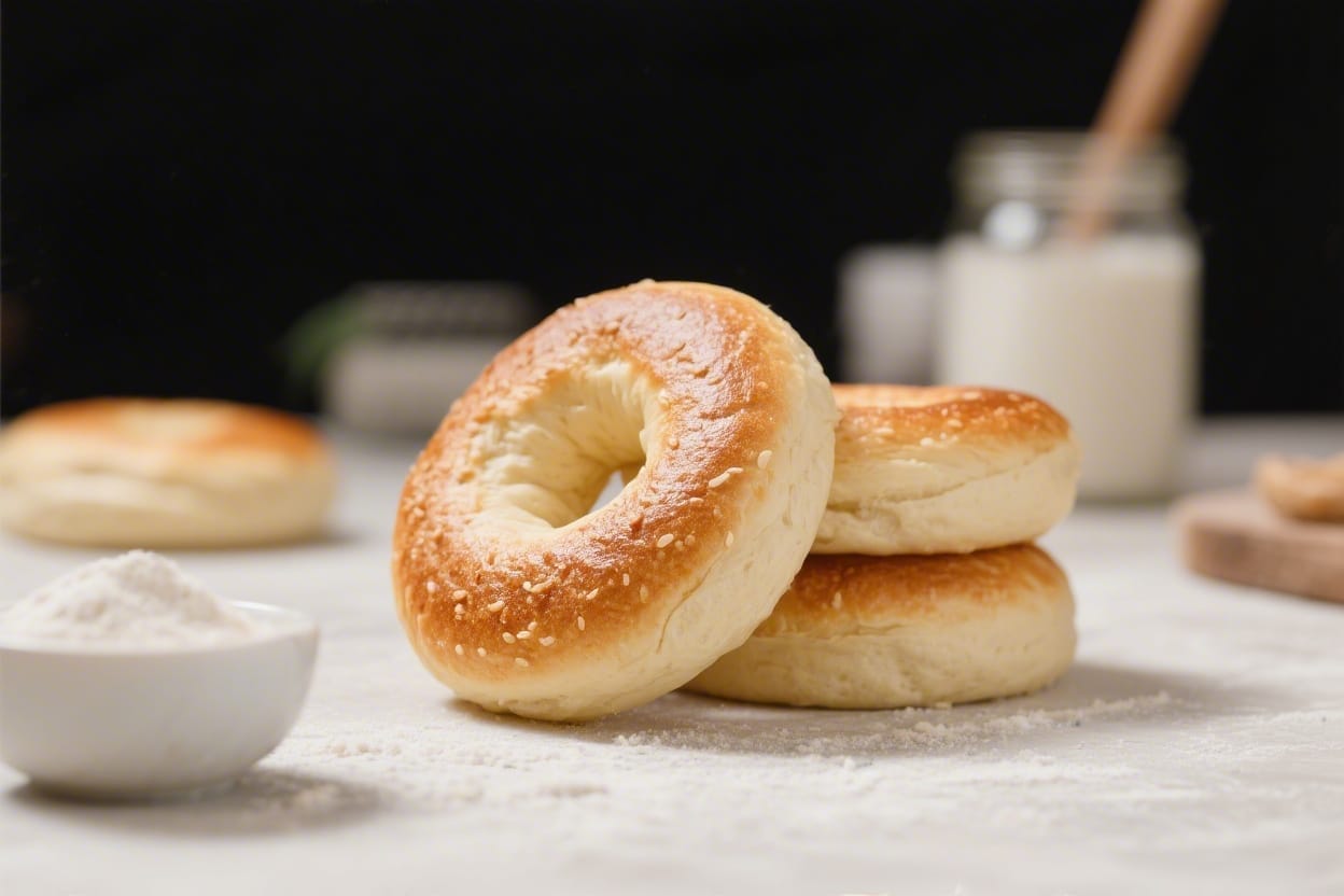 2 ingredient dough bagels recipe