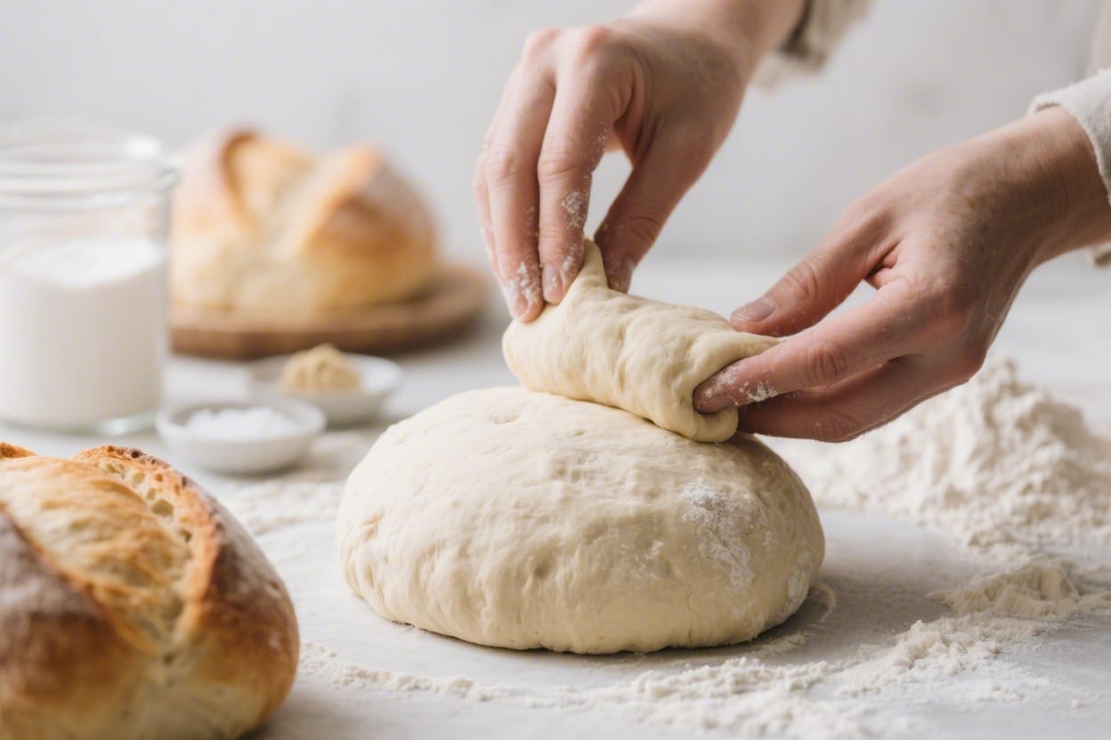 Basic bread dough step by step guide - With a few simple ingredients and a little patience, you can turn flour, water, yeast, and salt into