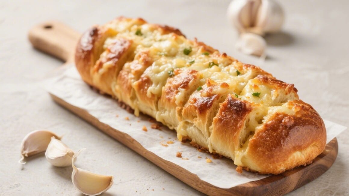 cheesy garlic pull apart bread