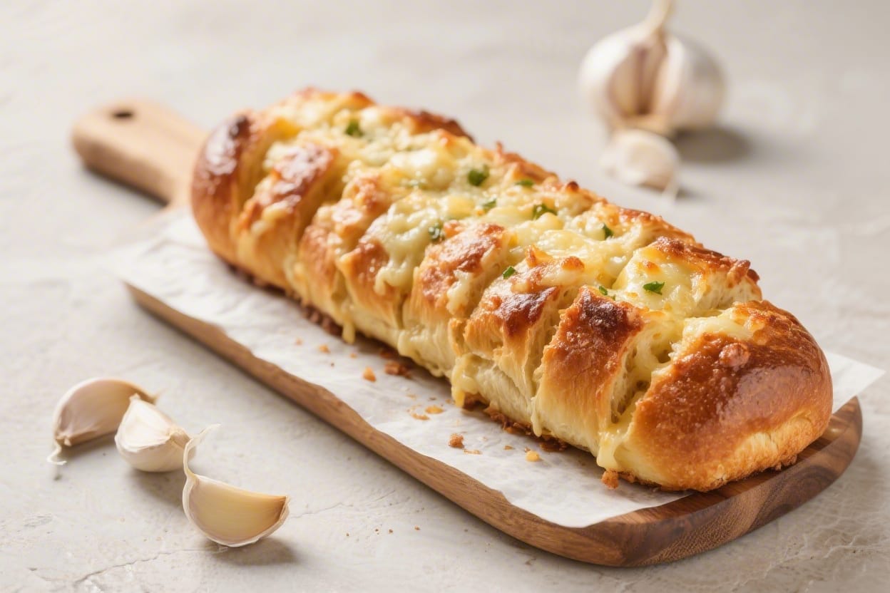 cheesy garlic pull apart bread