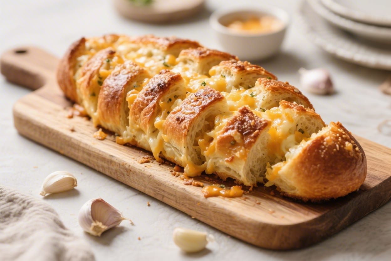 Cheesy garlic pull apart bread - Cheesy Garlic Pull Apart Bread - A Warm, Buttery Crowd-Pleaser Nothing brings people to the table fa