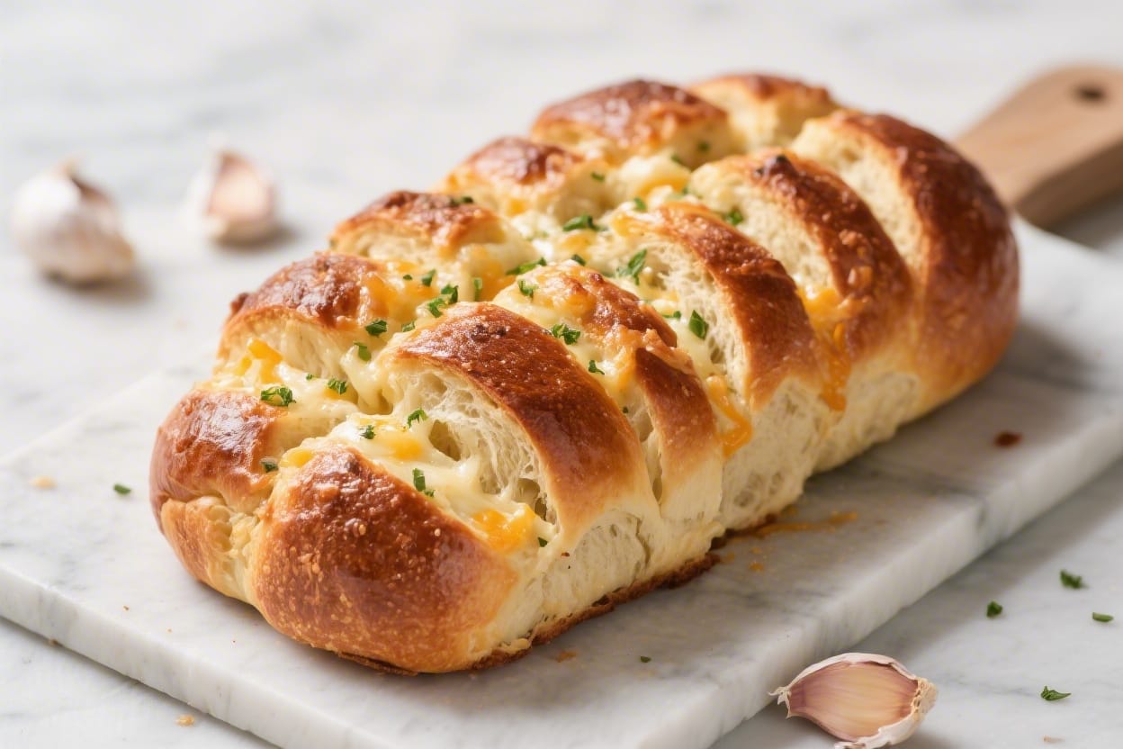 Cheesy garlic pull apart bread - You don’t need to be a baker to make it work, and it’s ready in under an hour with simple ingredient