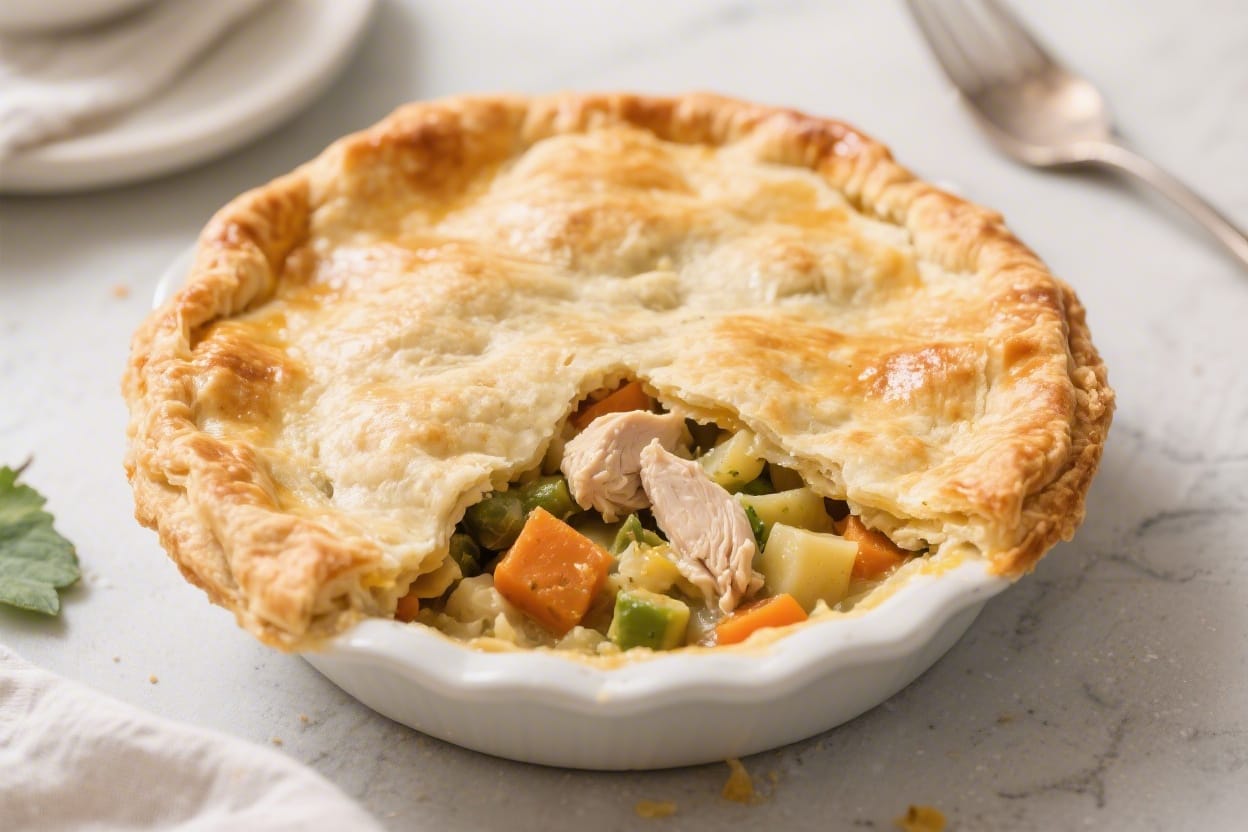 Easy chicken pot pie with crust - Easy Chicken Pot Pie With Crust - Comforting, Simple, and Satisfying If you’re craving a warm, cozy