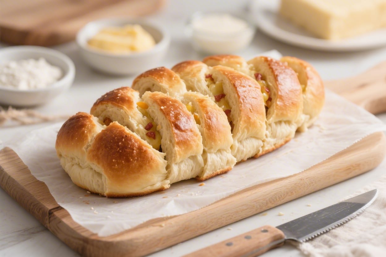 Easy pull apart bread for kids - You don’t need special tools or baking skills—just a few ingredients and a simple assembly