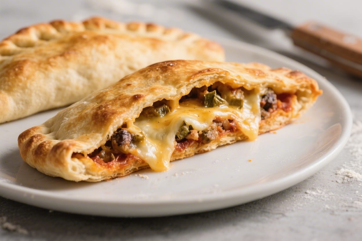 Easy stuffed calzone recipe - Think of them as pizza’s hand-held cousin: gooey cheese, savory fillings, and a golden crust you can