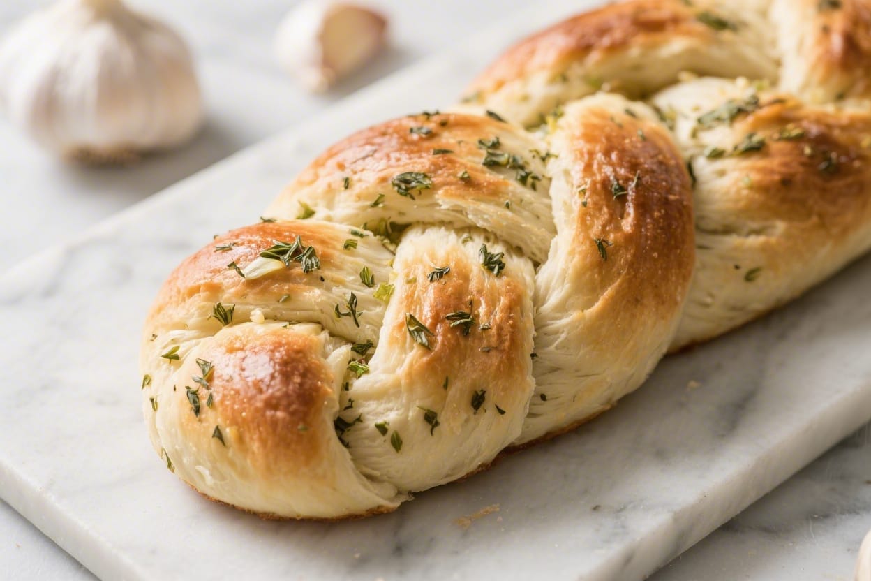 Garlic herb braided bread recipe - Garlic Herb Braided Bread Recipe - Soft, Fragrant, and Perfect for Sharing This garlic herb braided