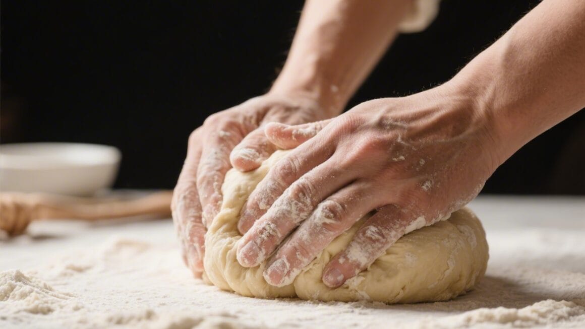 how to knead dough properly by hand
