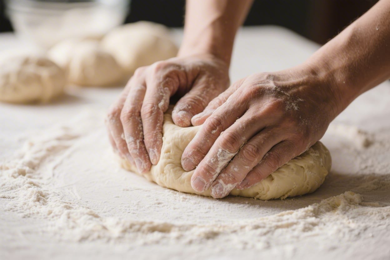 How to knead dough properly by hand - No mixer needed—just your hands, a little patience, and a steady rhythm