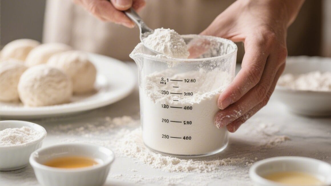 how to measure flour correctly for baking